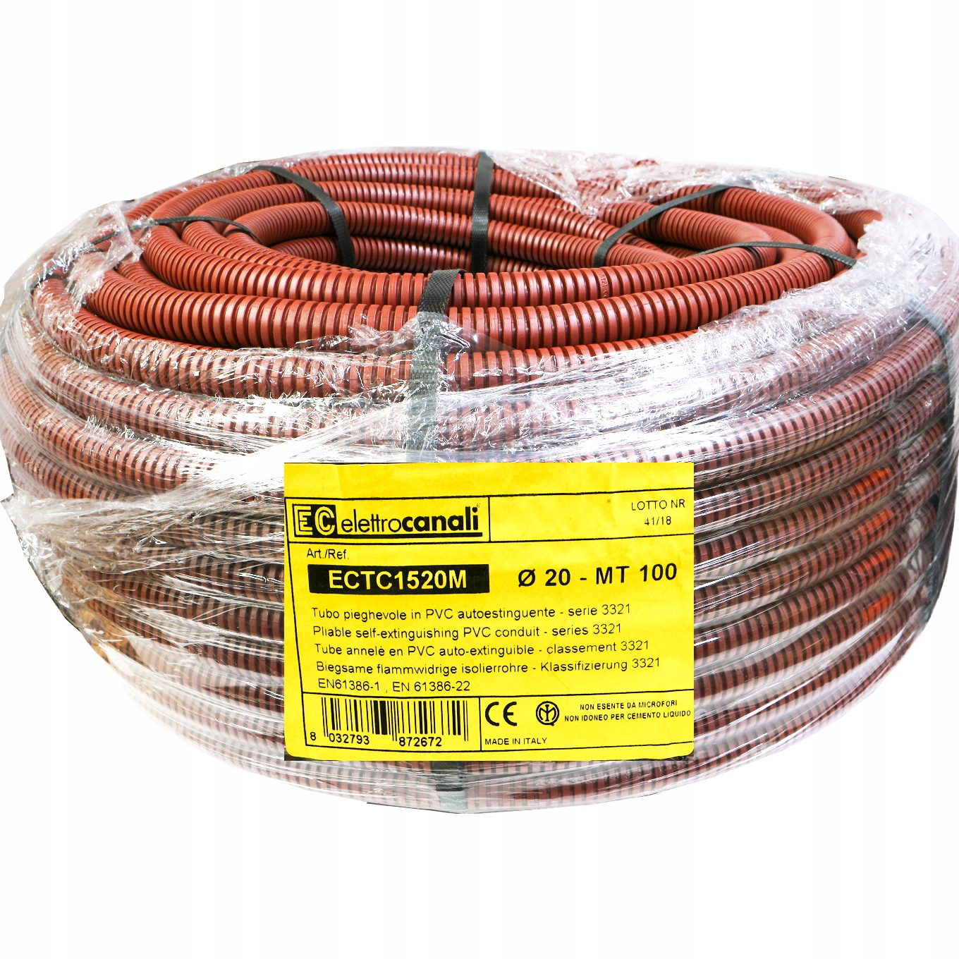 Karbovaná rúrka 20 mm 750 N Pvc 100 m 20/16 vonkajšia