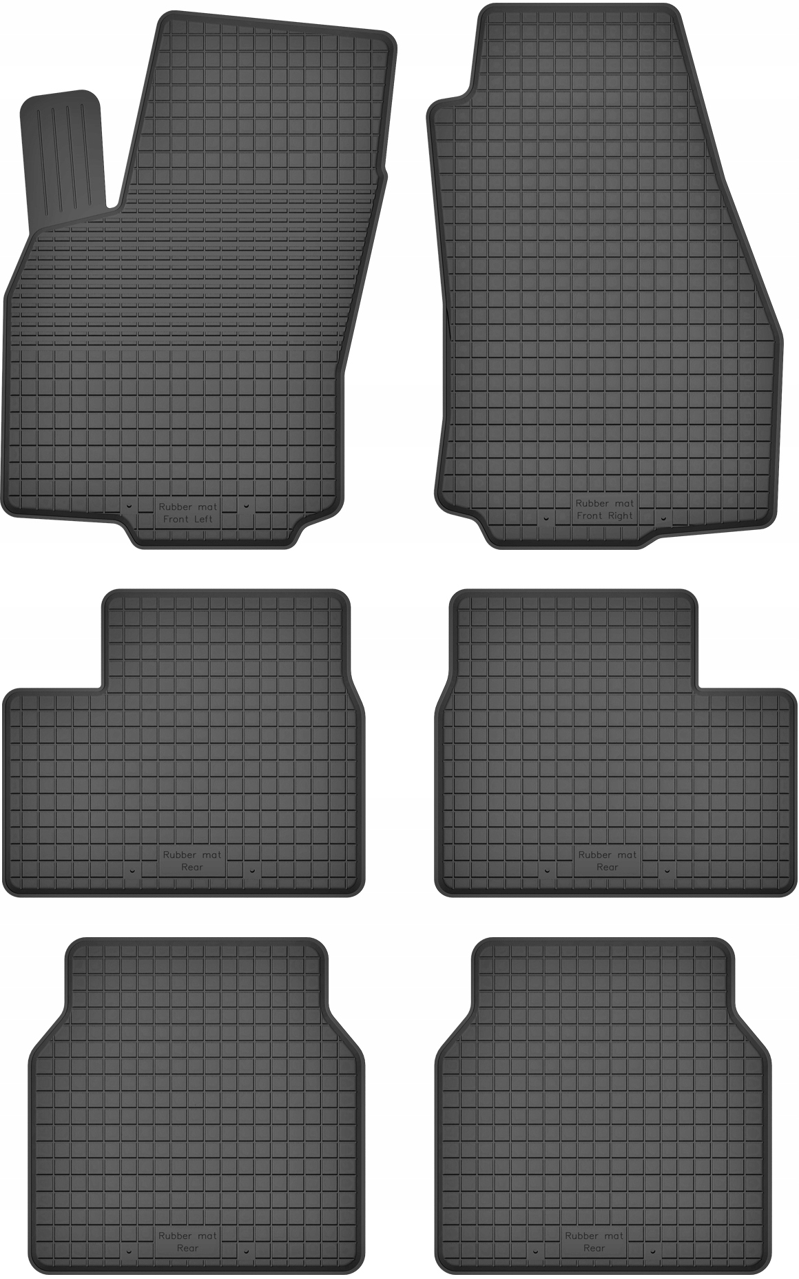 

Dywaniki gumowe do Opel Zafira A I 99-05 7 Osób