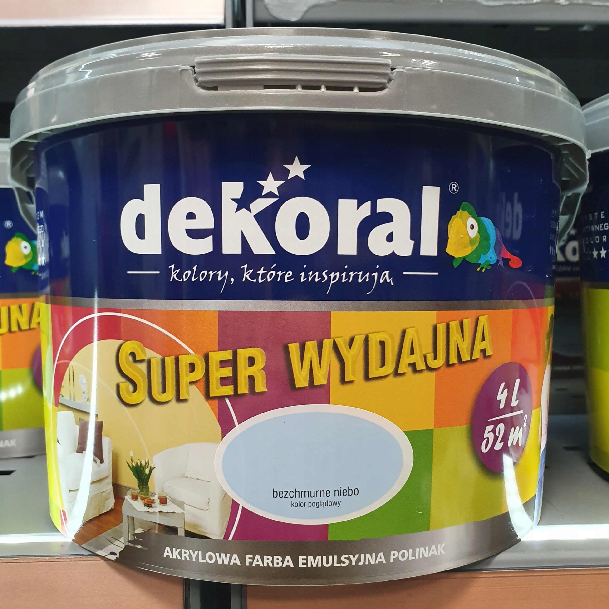 

Farba akrylowa Dekoral 4L Bezchmurne Niebo