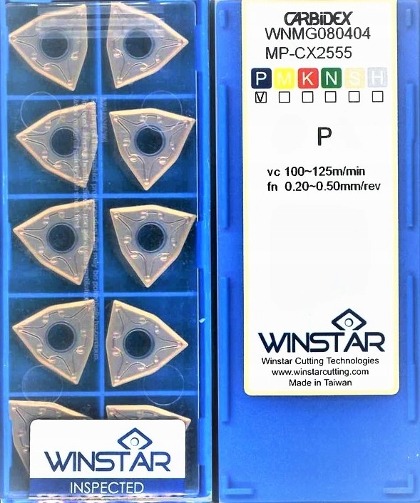 NÓŻ SKŁADAK TOKARSKI PŁYTKI WINSTAR WNMG 080404 MP