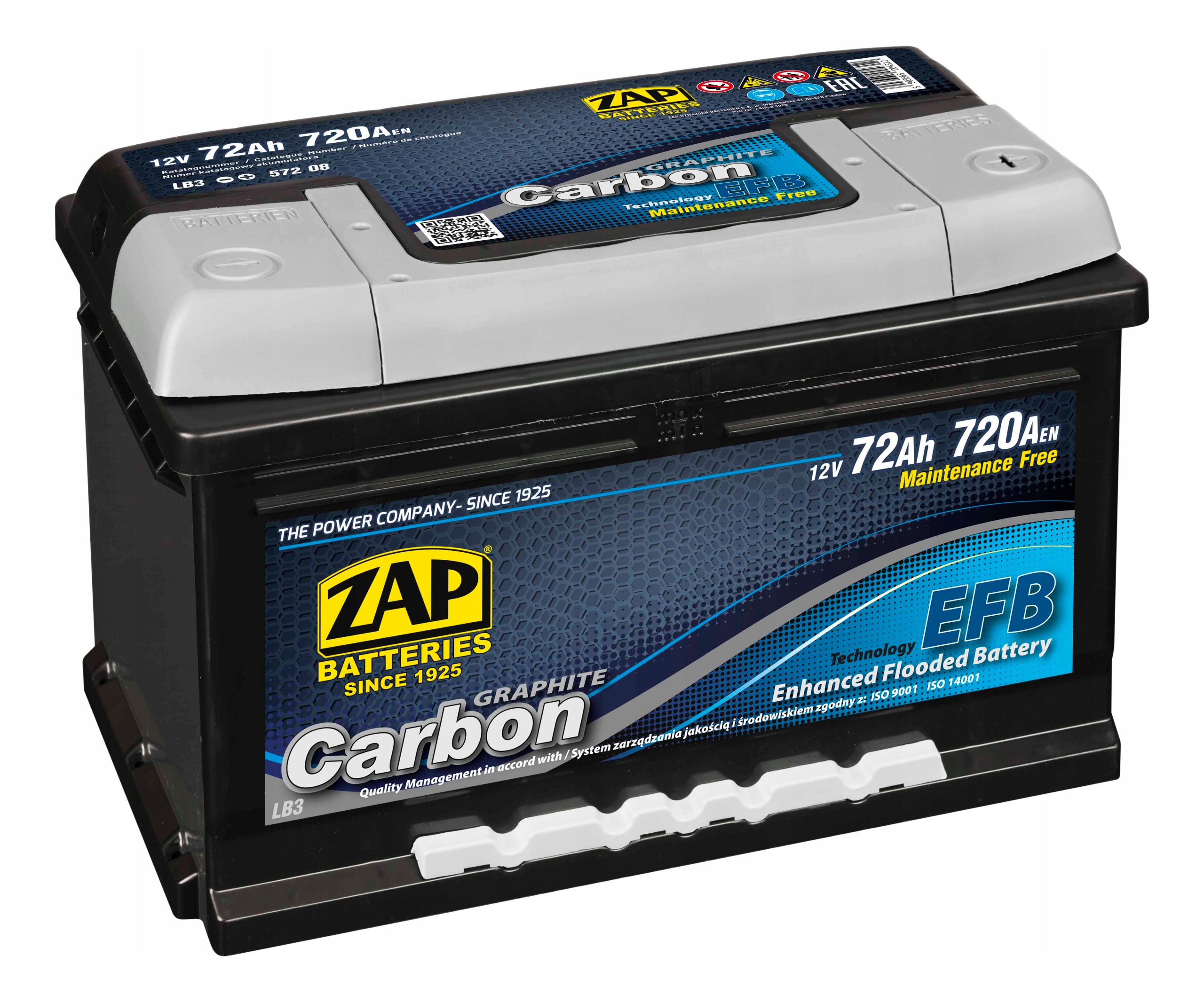 57508 - Аккумулятор CARBON BOCHNIA 75AH 720A START STOP