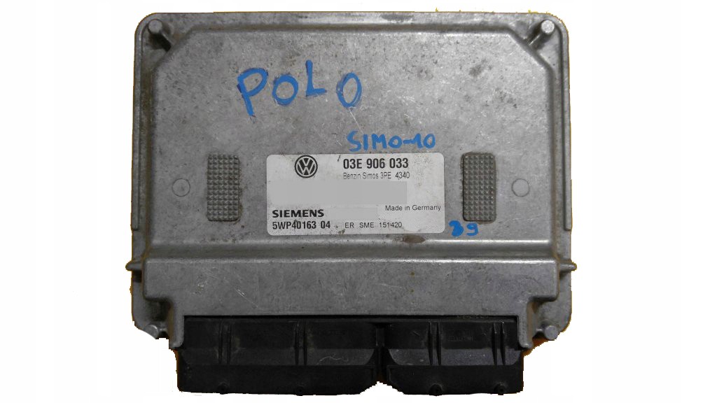 control unit of the engine VOLKSWAGEN POLO 9N 03E 906 033