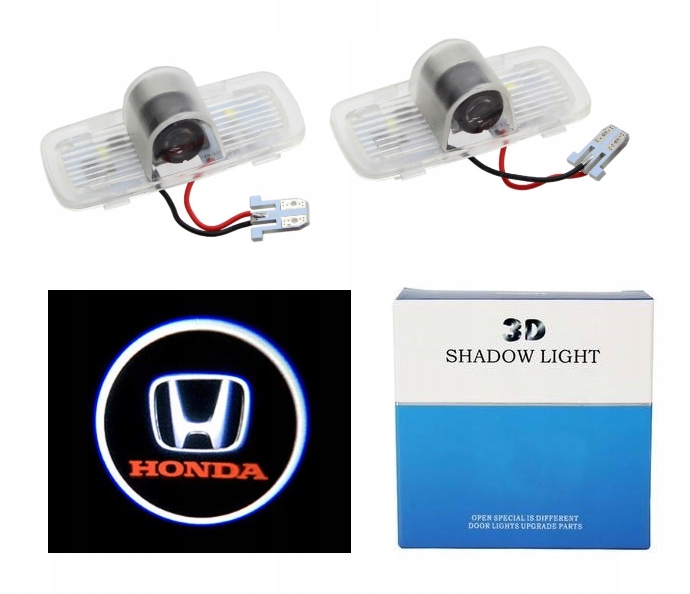Led Logo Projector Doors Hd 3d Honda Accord Vii Xdalys Lt