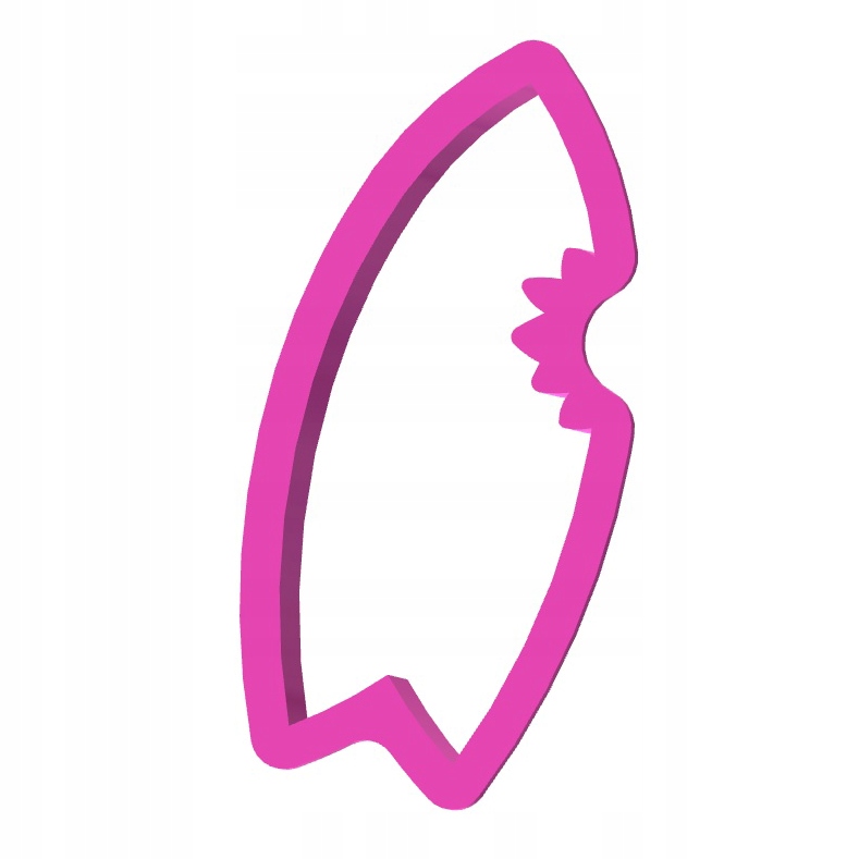 

Foremka do ciastek nadgryziona deska surfingowa