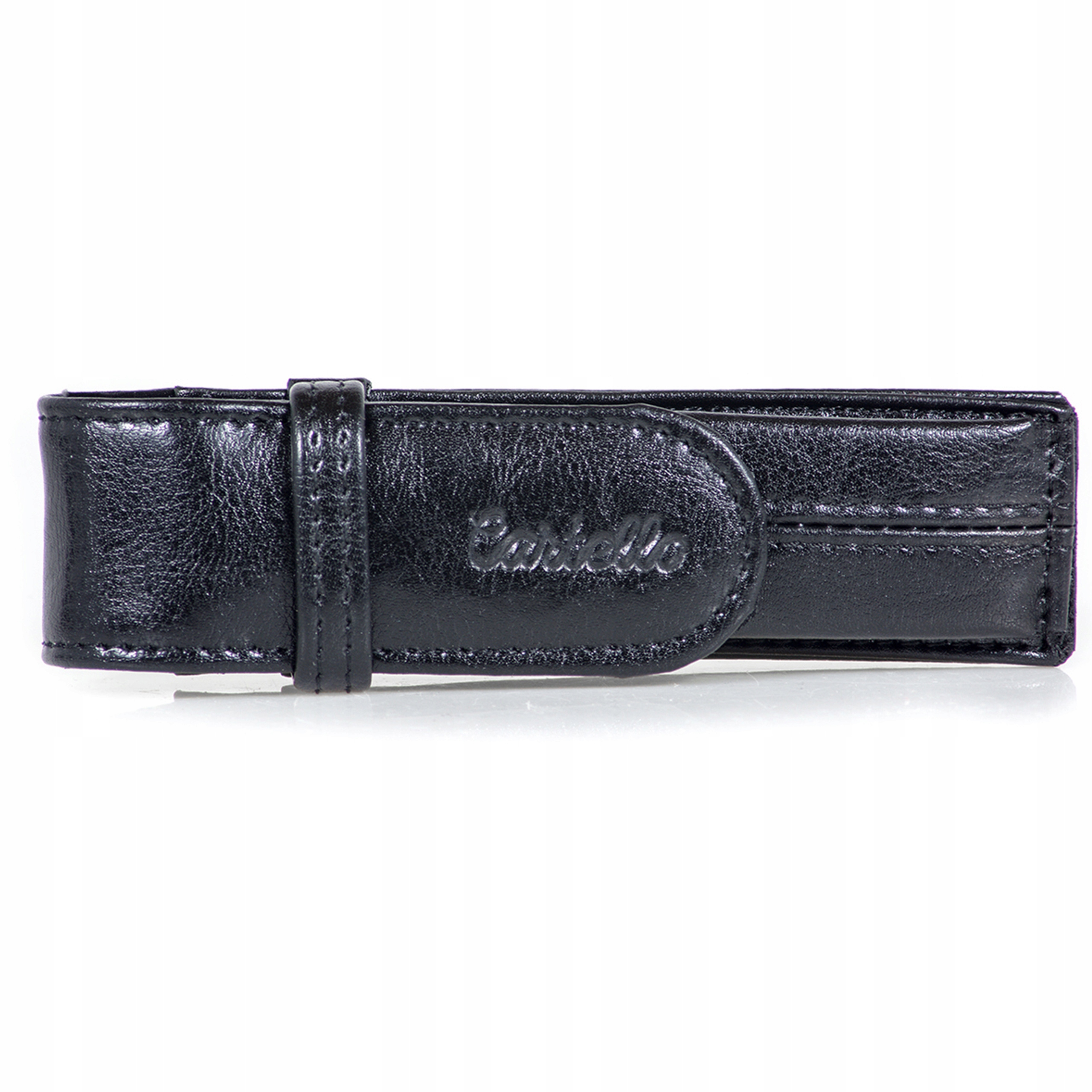 

Skórzany Piórnik czarny etui Cartello G-460-1