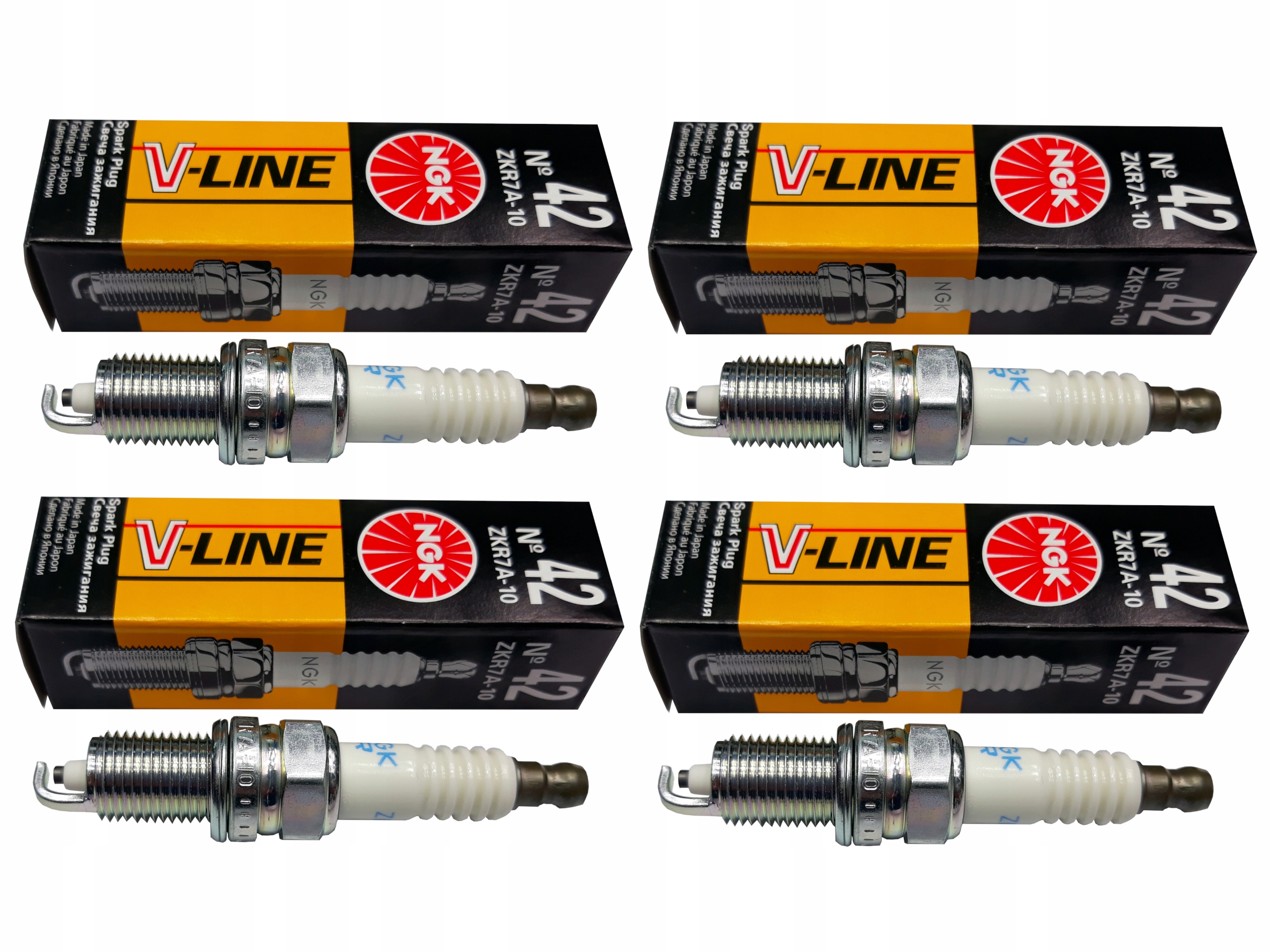 

Świeca świece 4szt Ngk V-Line 42 ZKR7A10 Fiat Alfa