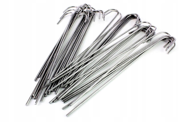 

Szpilki kołki stalowe 25 cm do agrotkaniny 500 szt