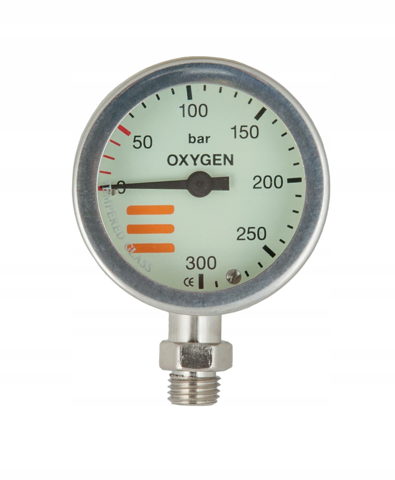 Manometr TecLine O2 52 mm, skala 300 bar nurzgor EAN (GTIN) 5906656558078