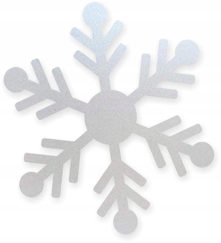 

Naklejka Śnieżynka Śnieżka Ozdoba Szroniona 20 cm
