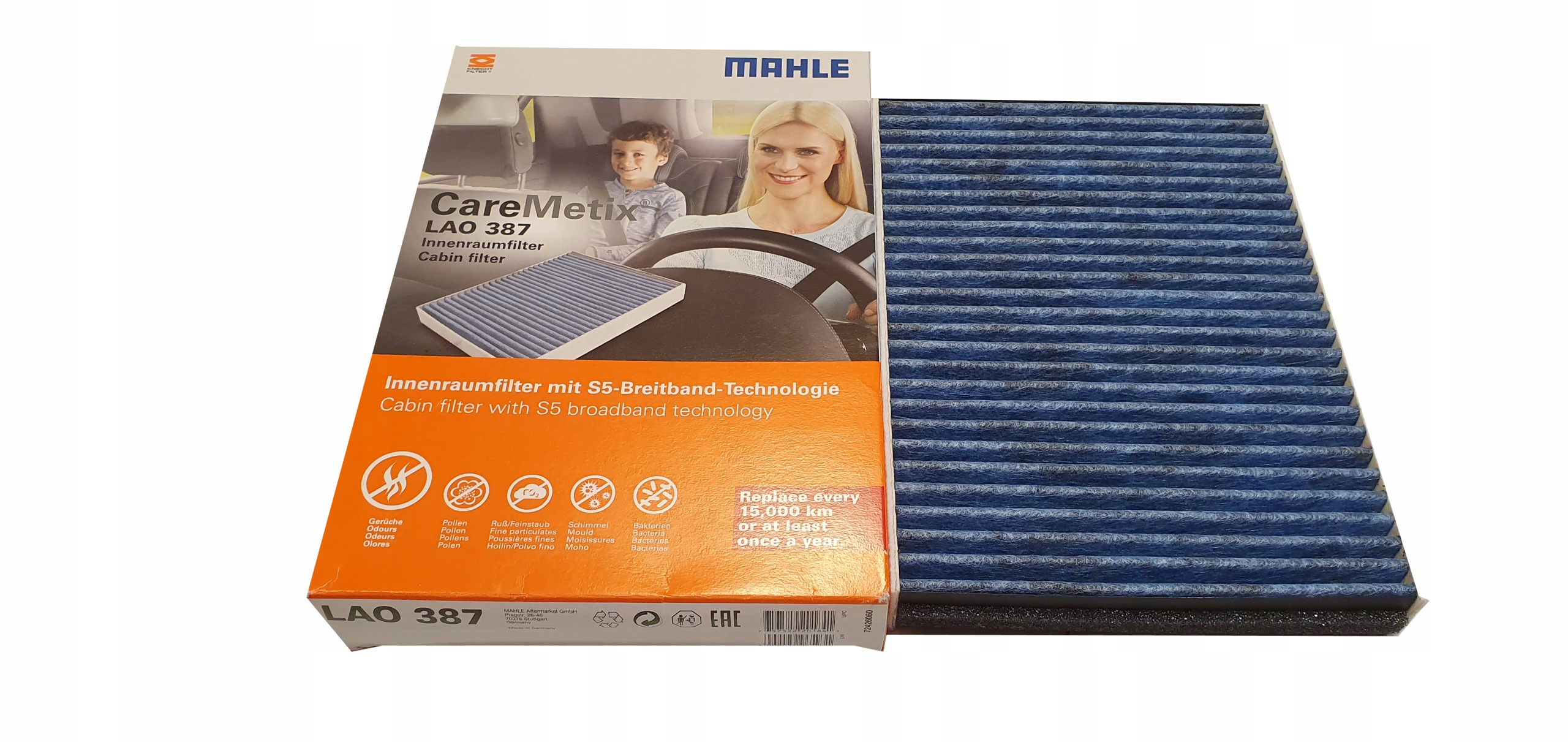 387 - KNECHT Салонний фільтр LAO387 VOLVO S60 II S80 V60