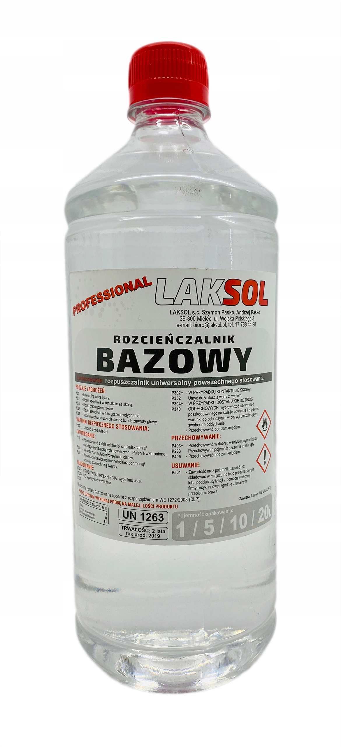 ROZCIEŃCZALNIK BAZOWY DO BAZY 1L