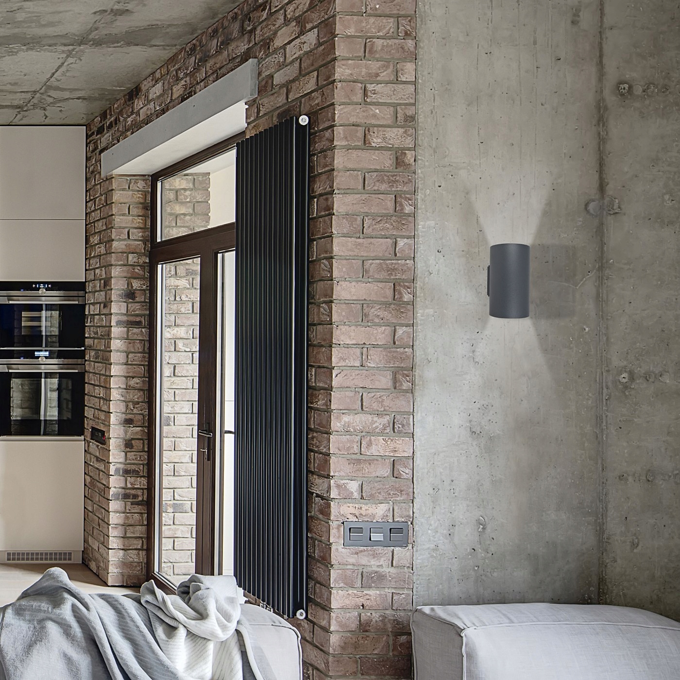 Nowodvorski Lampa ścienna kinkiet podwójny TUBE biały 9317 Kod producenta 9317