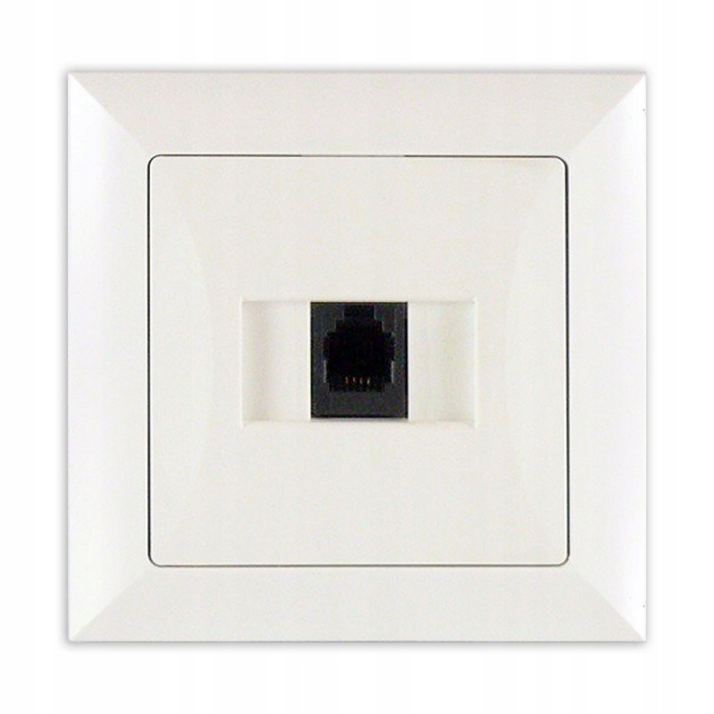 

Opal Gniazdo Telefonicze 4-PIN RJ11 Krone Biały