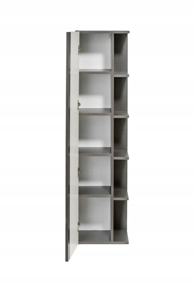 ZESTAW MEBLI ŁAZIENKOWYCH TWIST GREY 60 CM Wykończenie połysk