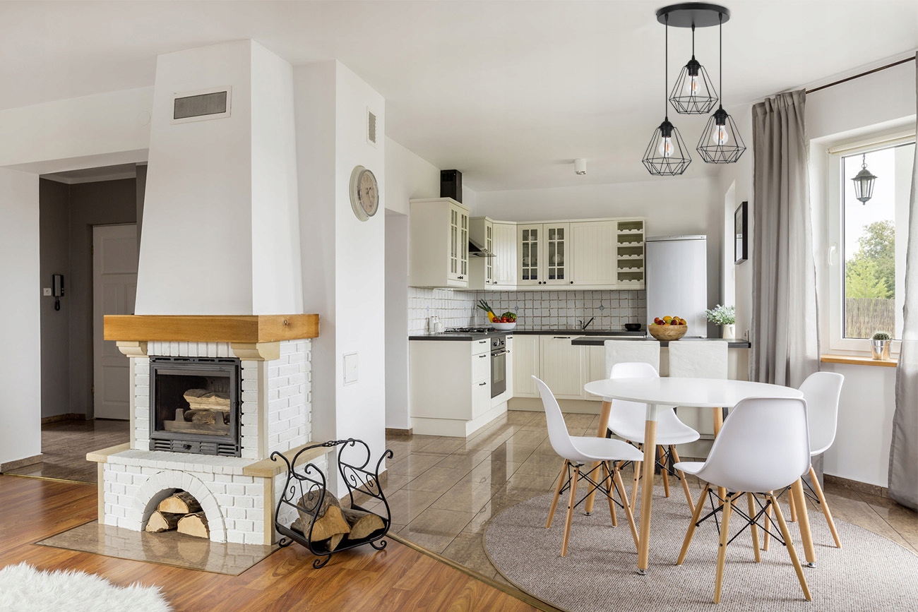 SUFITOWA LAMPA WISZĄCA DIAMENT LOFT EDISON LED Kolor czarny biały