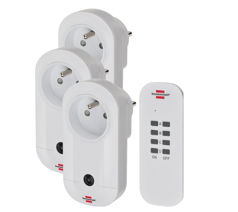 Sada Bezdrátových Zásuvek Ovládaných Dálkovým Ovladačem