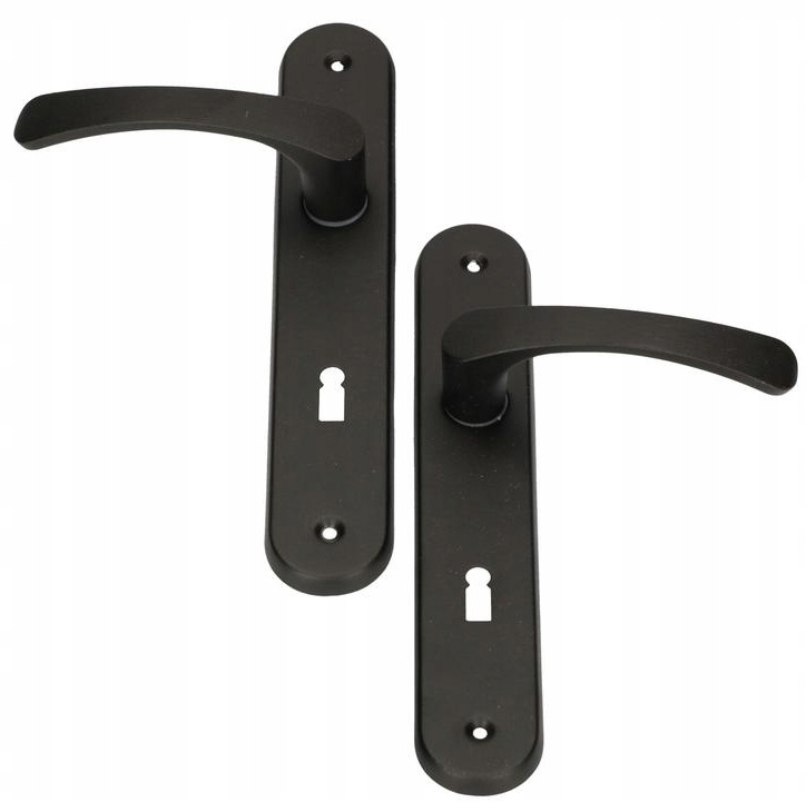 

Klamka Drzwiowa Do Drzwi 60 Klucz Czarna Biszkopt