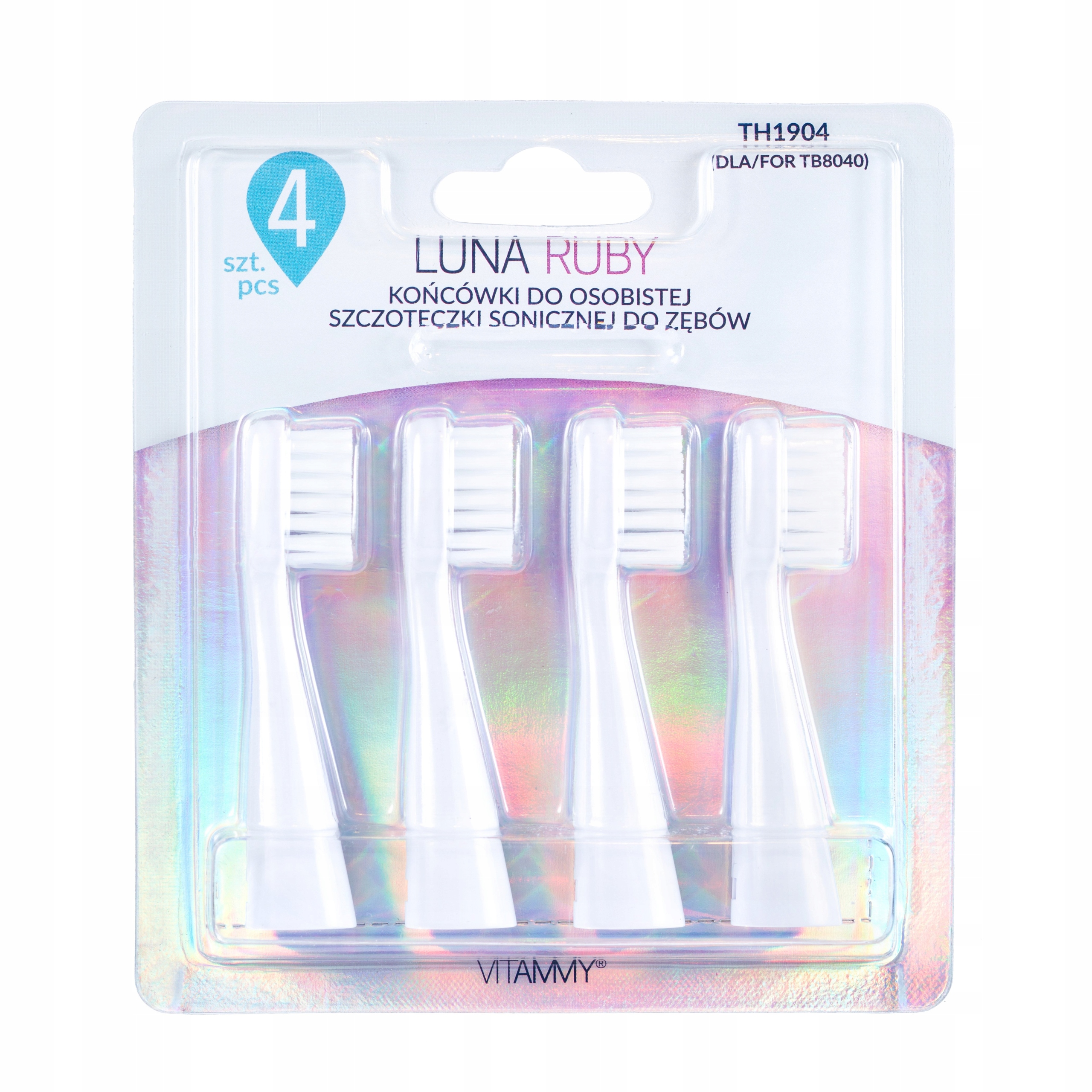 

Vitammy Luna Ruby Końcówki szczoteczki sonicznej