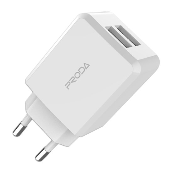 

Ładowarka Sieciowa Adapter 2x Usb 2.1A Proda Pro
