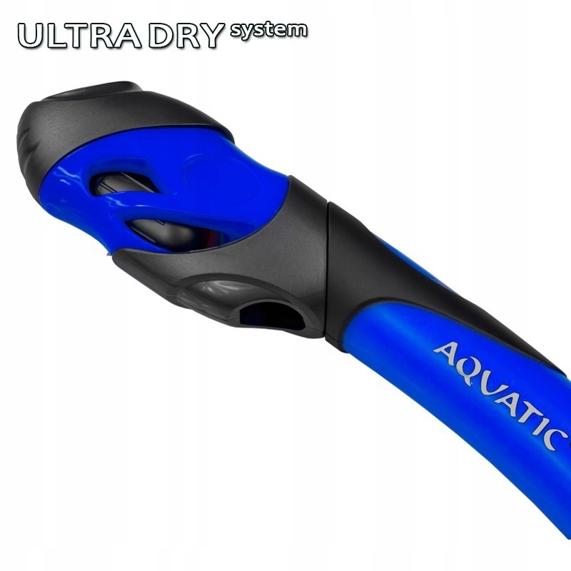 ELBA SUCHA fajka AQUA SPEED ultra dry 2 zaworki Kolor dominujący odcienie niebieskiego