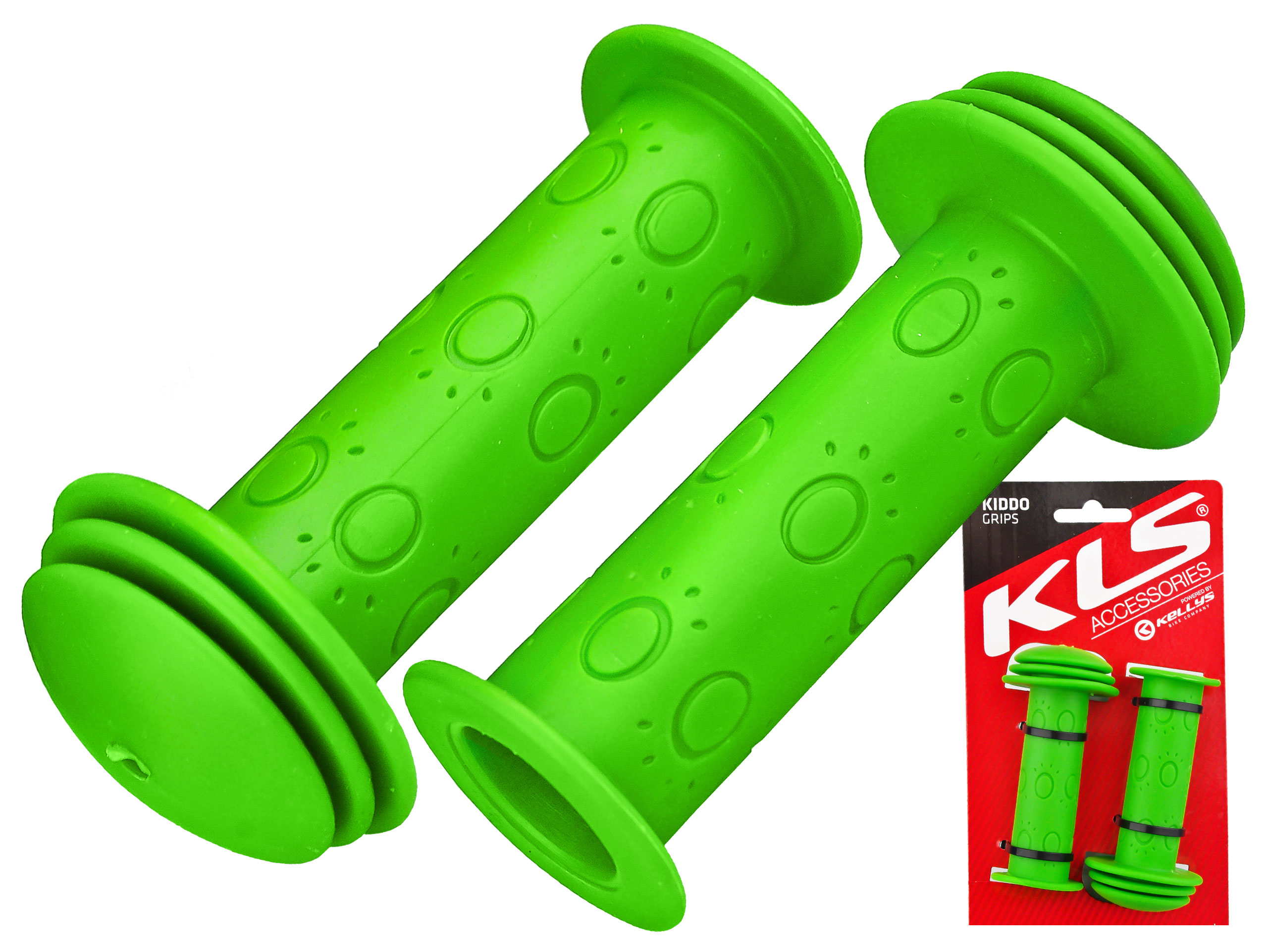 

Chwyty Gripy Kellys Kiddo Dziecięce Zielone 95 MM