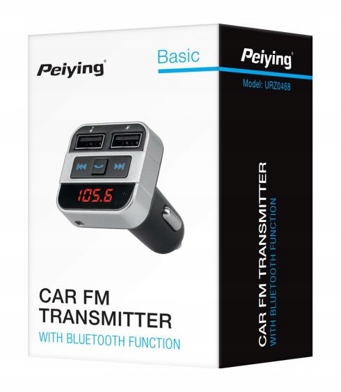 TRANSMITER FM BLUETOOTH MP3 USB ŁADOWARKA [T501 Model URZ0468