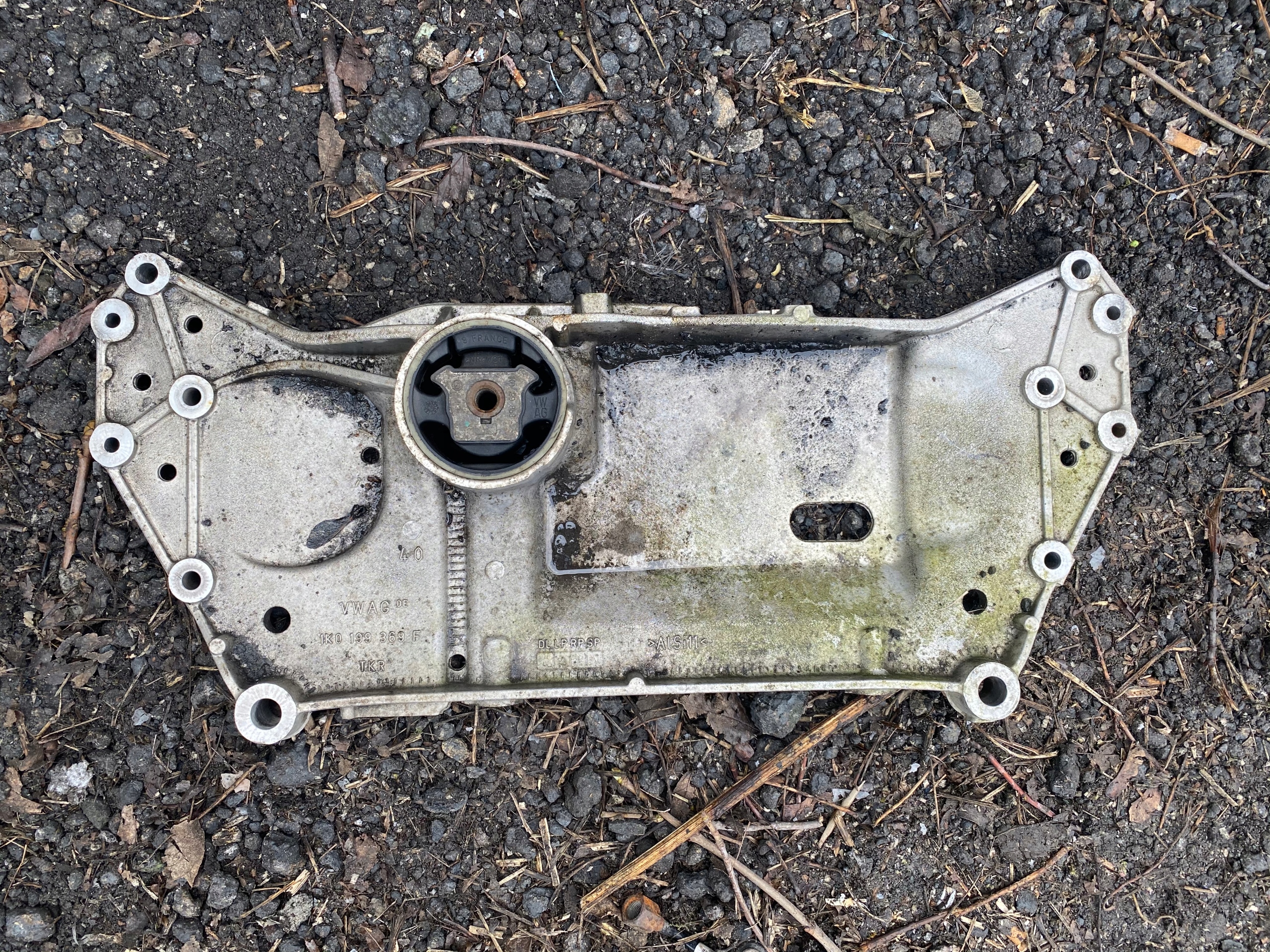 VW GOLF V WÓZEK SANKI 1K0199369F PRZÓD PRZEDNIE