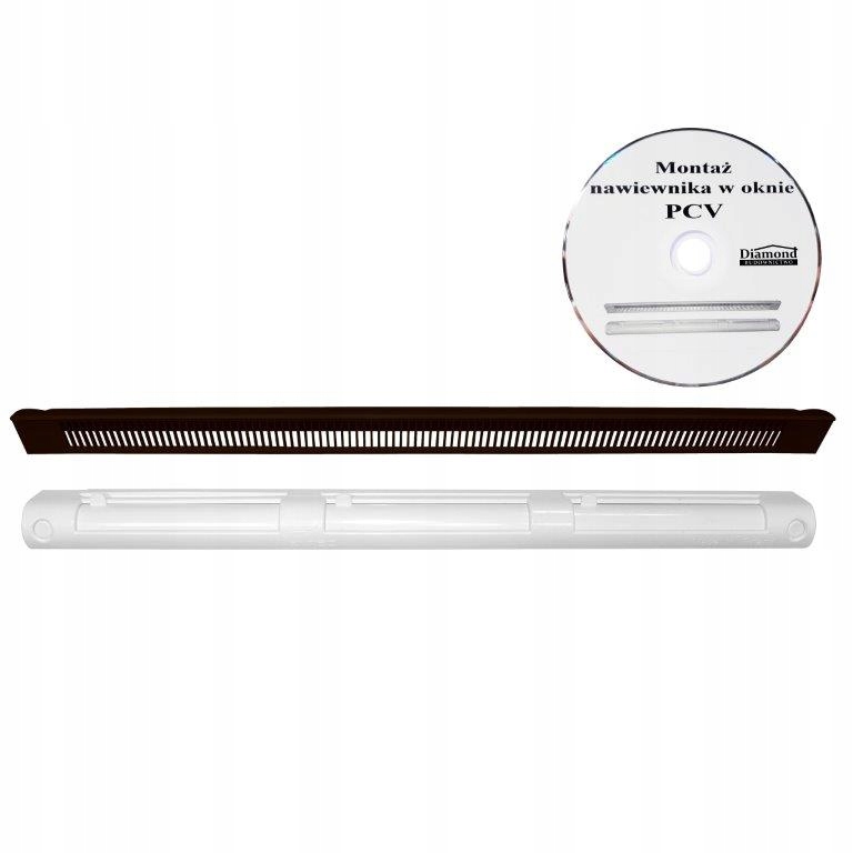 

Nawiewnik do okna okien Vt 501 Ciemny Brąz/biały