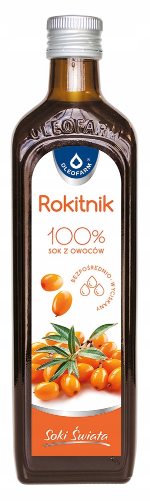 

Rokitnik 100% Sok Z Owoców 490ml Oleofarm