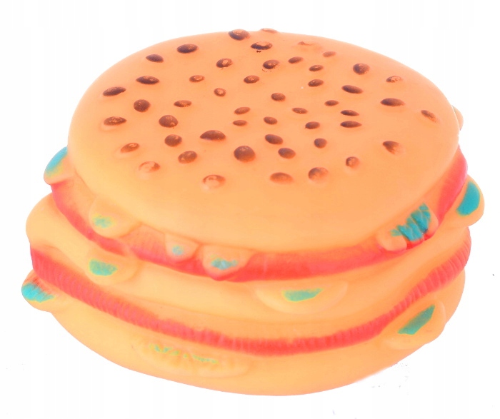 

Zabawka gumowa gryzak dla psa psów 9 cm hamburger