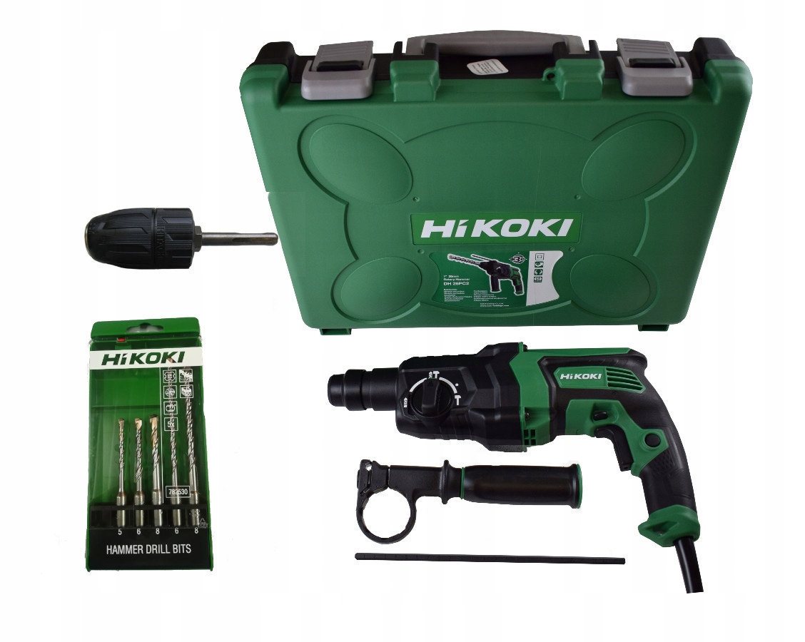 

Hikoki DH26PC2 Młotowiertarka 830W 3,2J