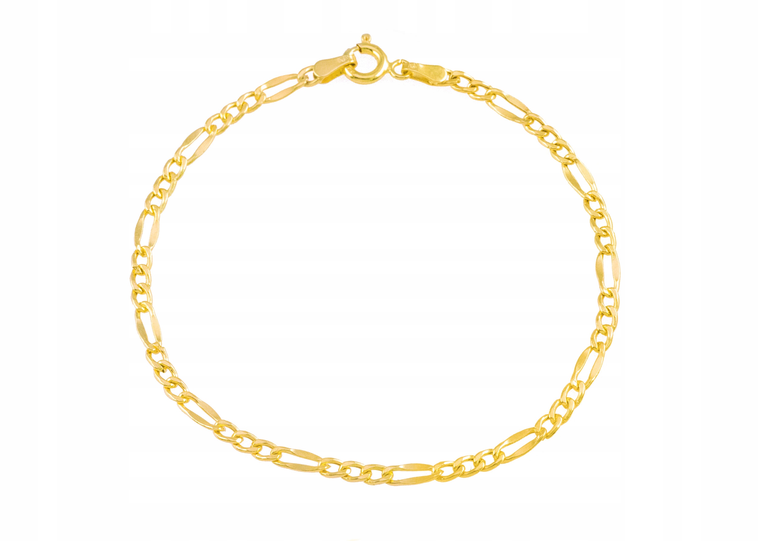 ZŁOTA BRANSOLETKA FIGARO PR 333