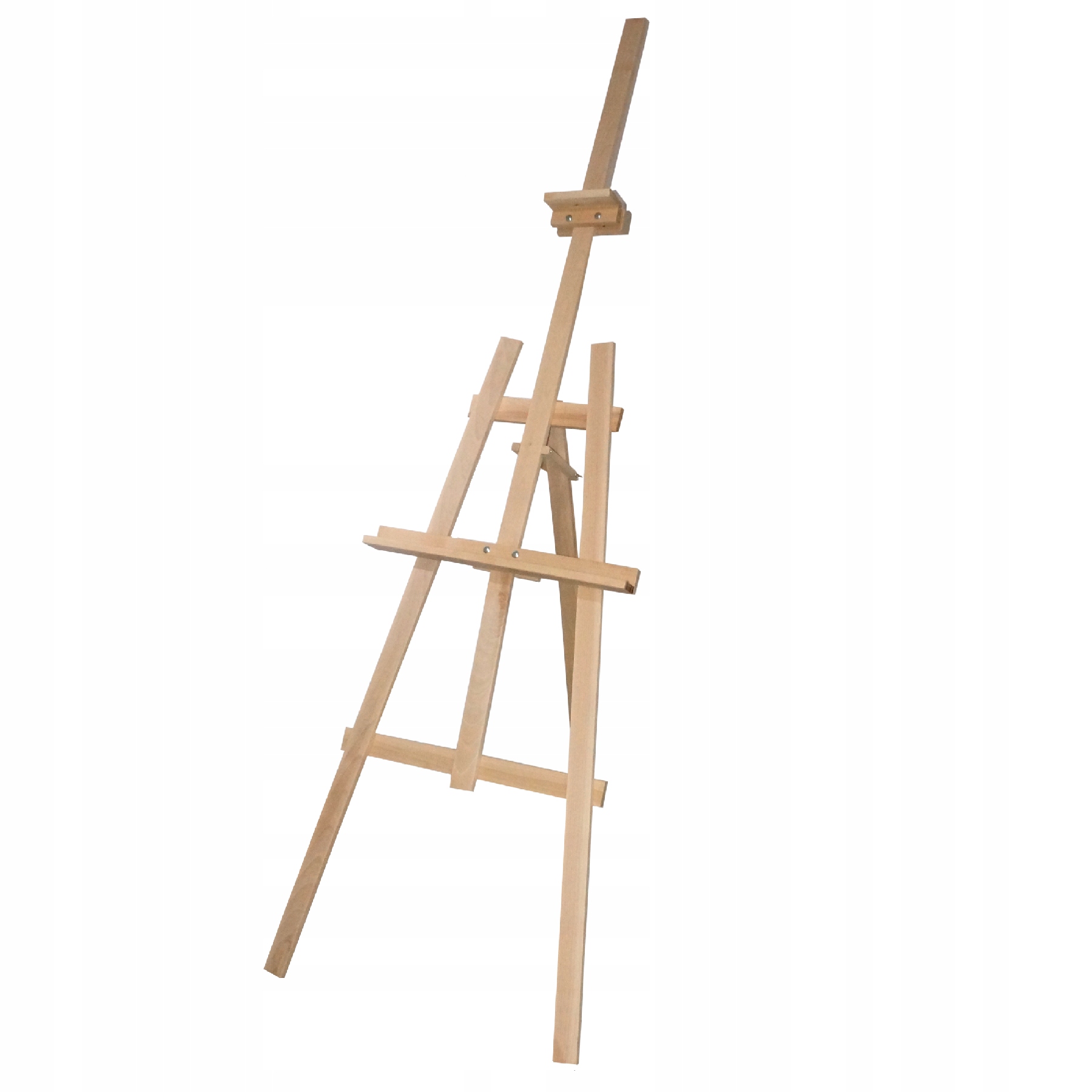 Přírodní bukový dřevěný malířský stojan pro venkovní použití, 177 cm