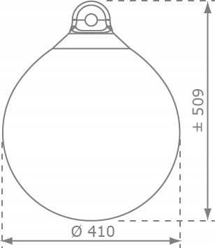 Wytrzymała huśtawka boja drop do ogrodu, KBT Wiek dziecka 3 lata +
