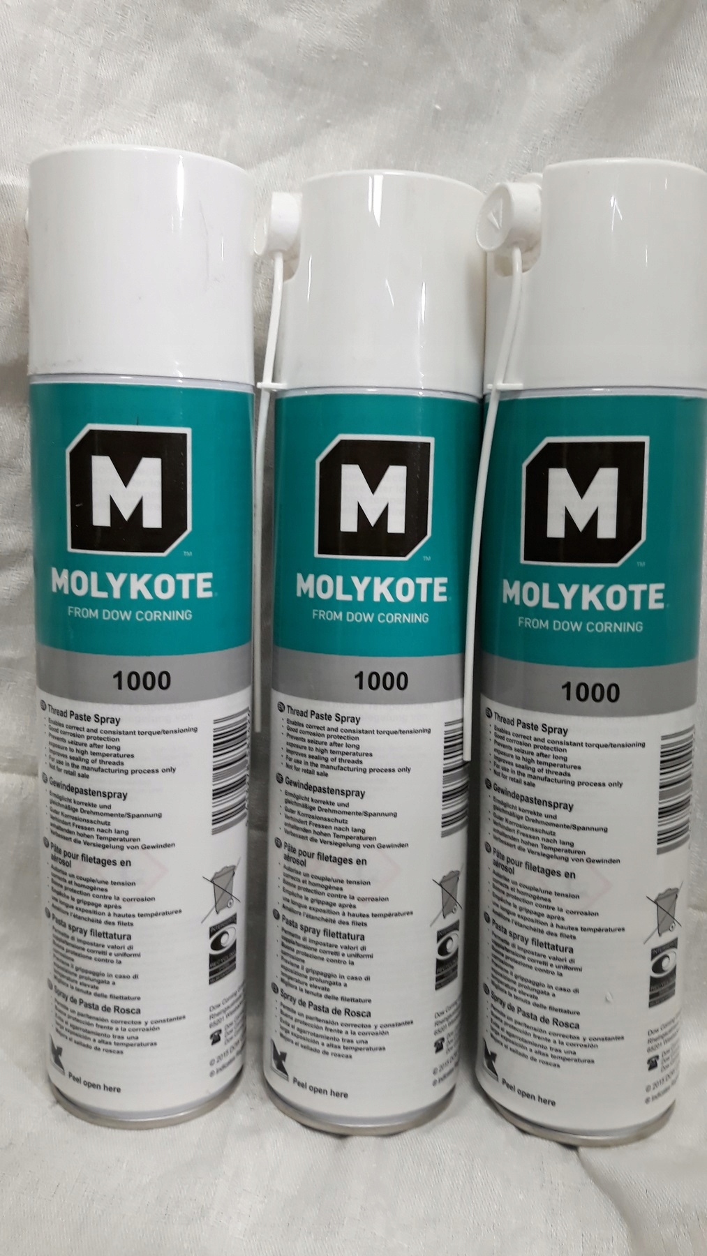 Smar z miedzia do gwintow Molykote 1000 Spray EAN 5413278390363