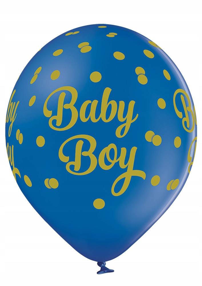 balony 6szt. BABY BOY DOTS | 42-26 — 4
