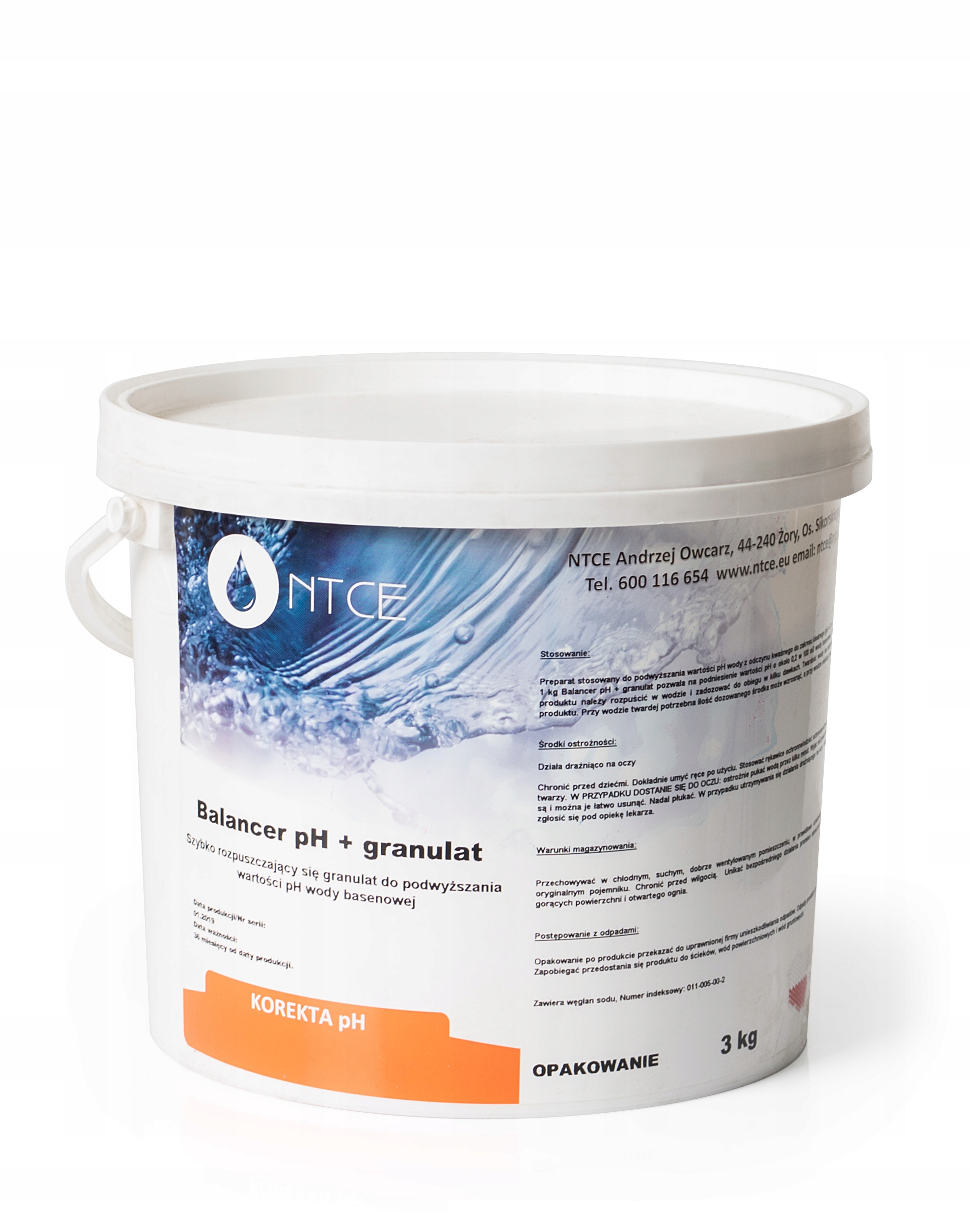 

Ph Plus pH+ Chemia Basenowa do Basenów Ntce 3kg