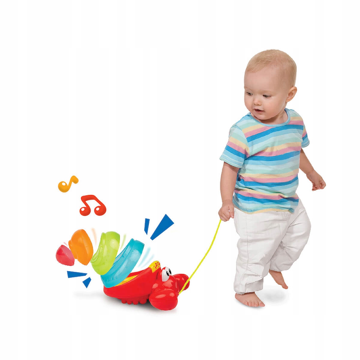 KRAB PIRAMIDKA DO CIĄGNIĘCIA SMILY PLAY Wiek dziecka 12 m +