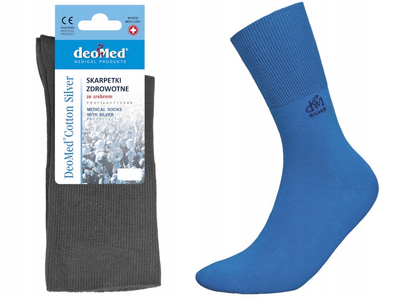 

Skarpety Deomed Cotton Bezuciskowe Zdrowotne n4750