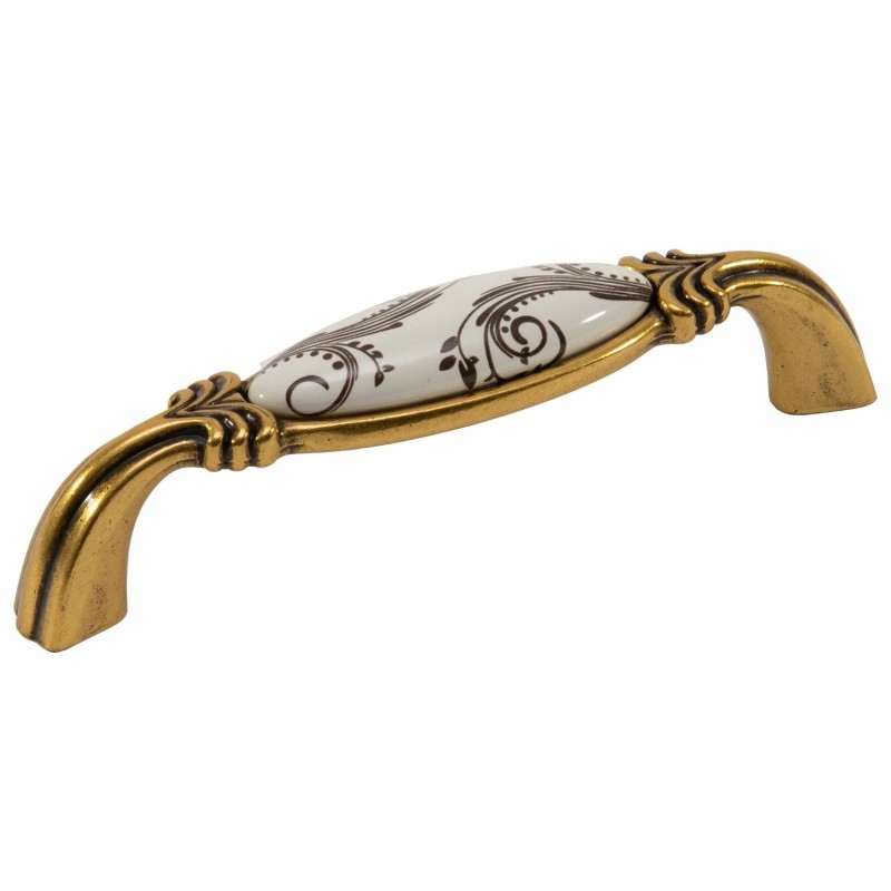 

Uchwyt meblowy retro UP-022 porcelana Amix 128mm