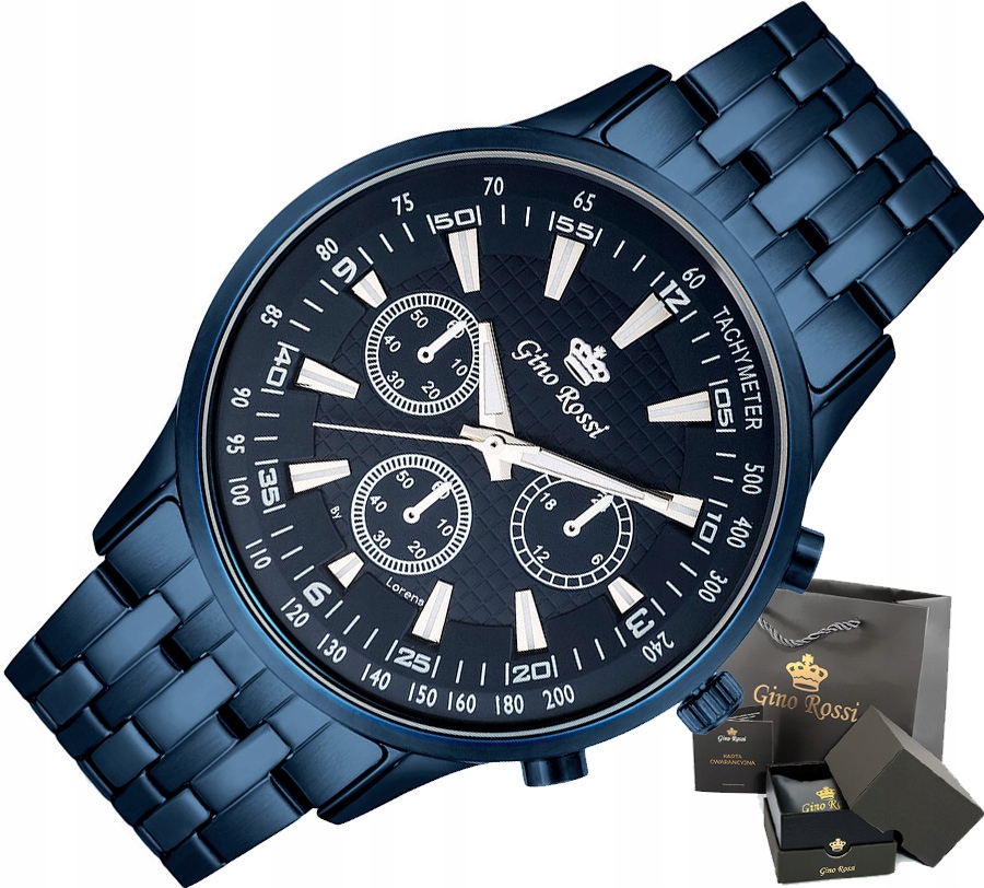 

Zegarek męski Gino Rossi - Morsi złoty /9 kolorów