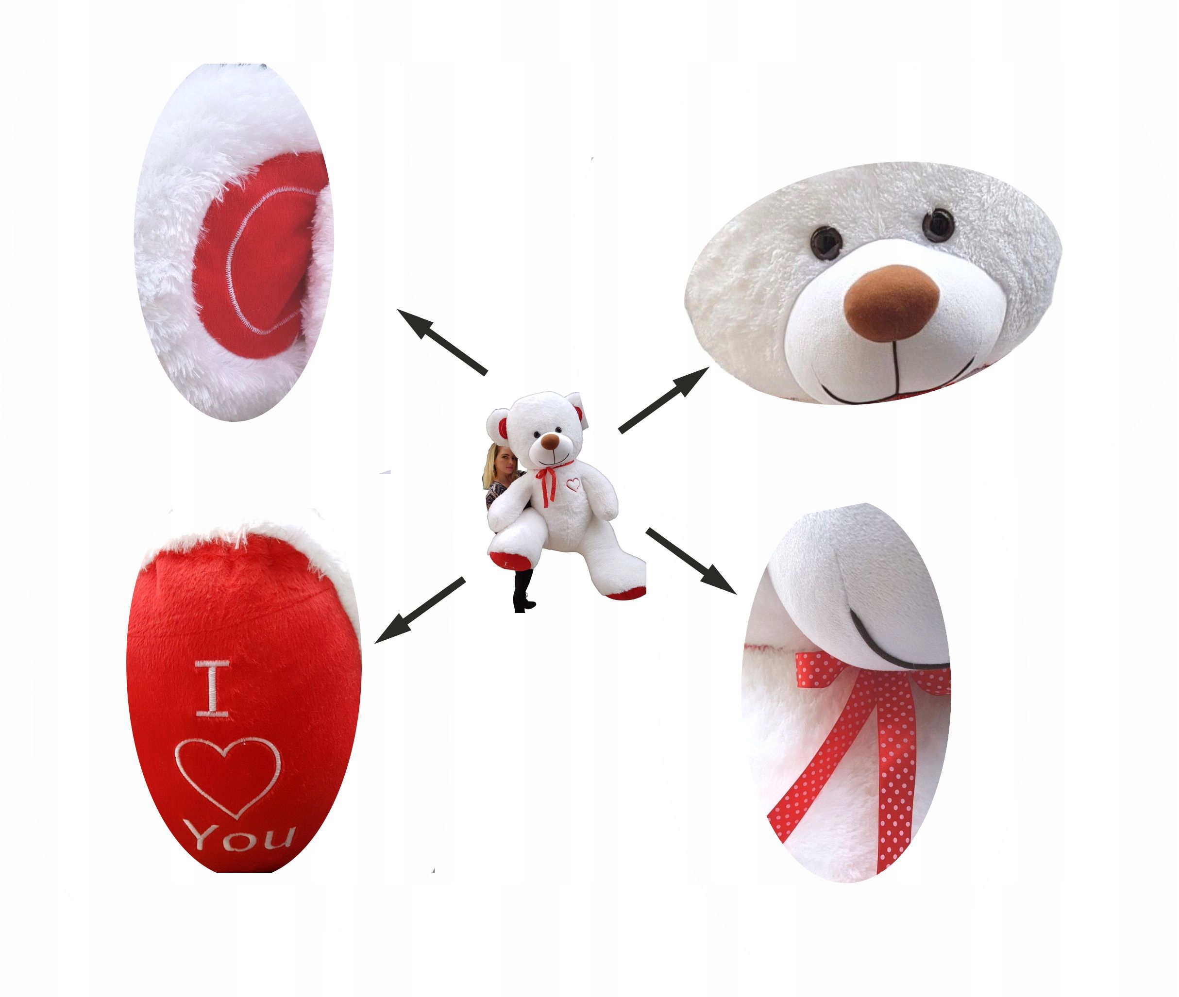 DUŻY MIŚ PLUSZOWY 160cm. WIELKI PLUSZAK GRUBASEK Wiek dziecka 3 lata +