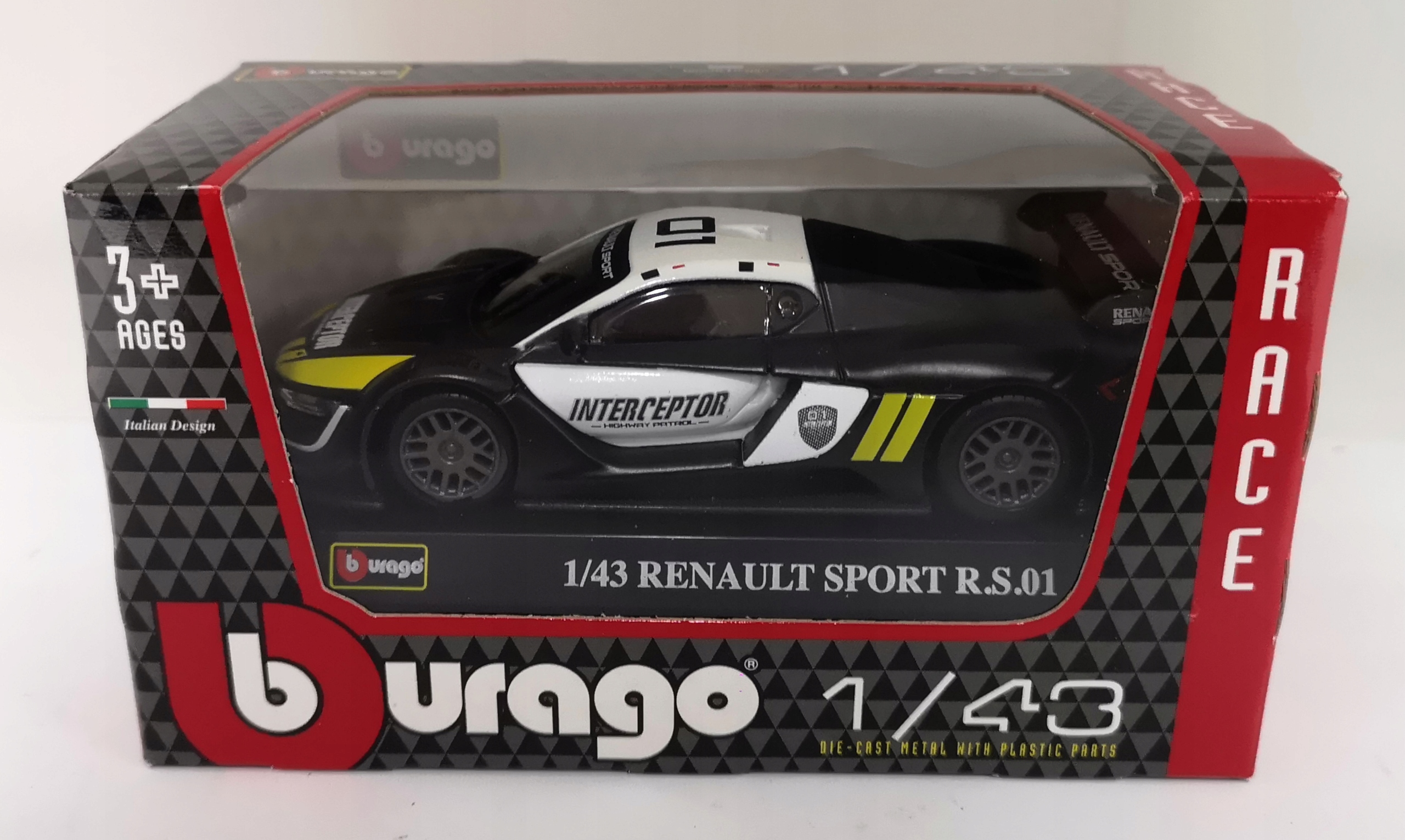 Model BBURAGO RACE 1:43 RENAULT SPORT R.S. 01 RS EAN (GTIN) 4893993300006