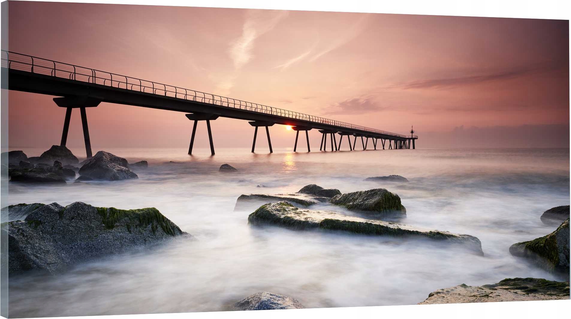 

Obraz panorama do salonu most Barcelona 120x60 Hit