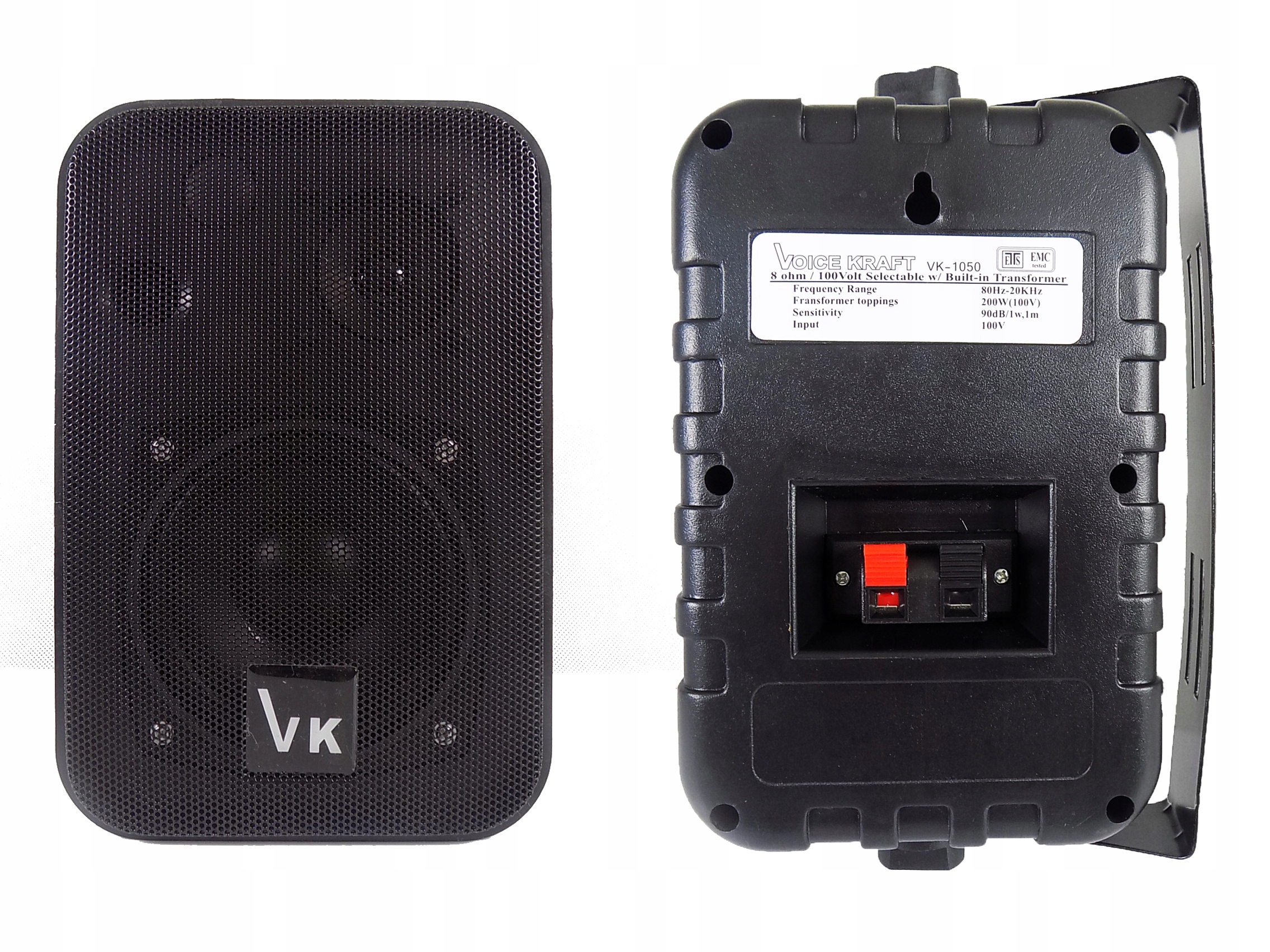 WZMACNIACZ BLUETOOTH 2 KOLUMNY NAŚCIENNE SUFITOWE PODWIESZANE RADIO USB AUX Model VK-1050