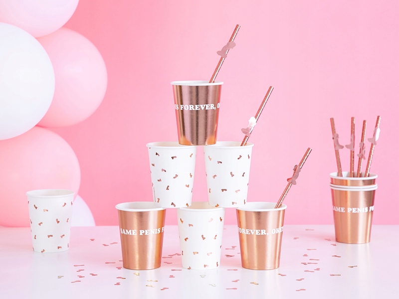 Konfetti peniski złote dekoracje wieczór panieński EAN (GTIN) 5900779116504