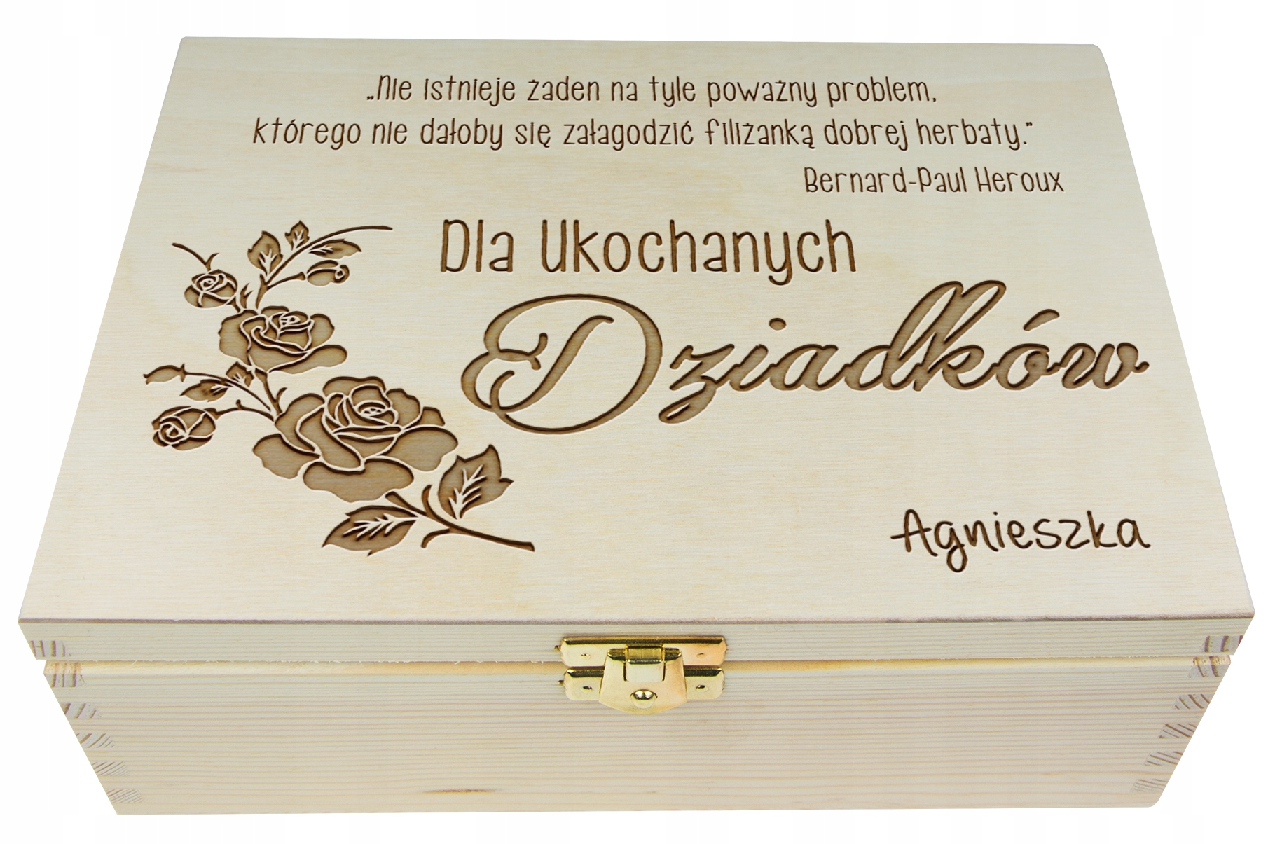 

Pudełko Na Herbatę Dla Babci I Dziadka