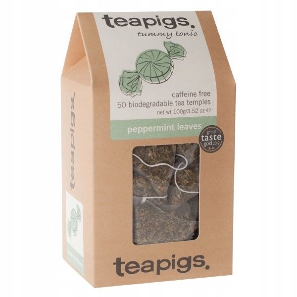 Levně Teapigs Peppermint Leaves Tea Čaj 50 Pyramidek