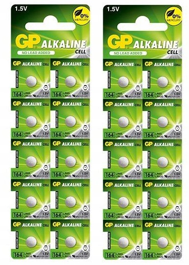 

20 sztuk bateria alkaliczna AG1 Gp LR620 zegarek