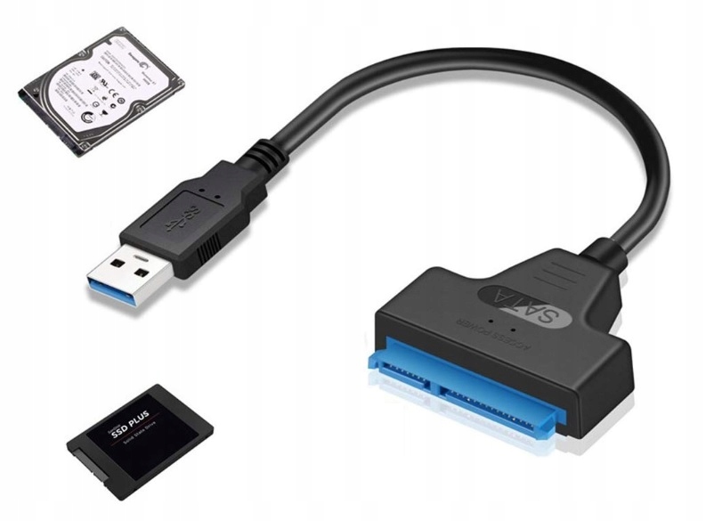 

Usb 3.0 na Sata Adapter dysku Hdd Ssd Przejściówka